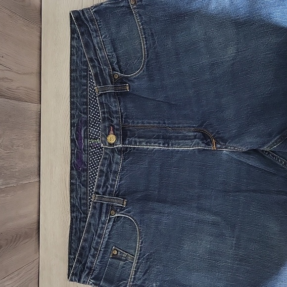 Robert Graham Mens 40 Classic Yates Med Wash Denim Blue Jeans Casual Big & Tall - Picture 5 of 11